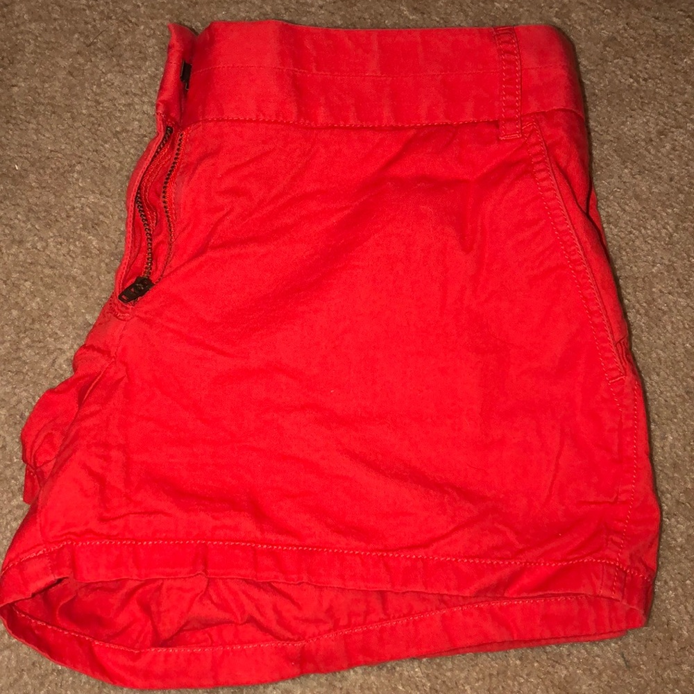 Red shorts